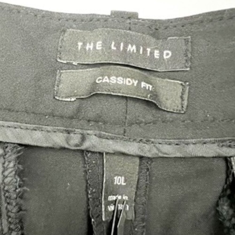 The Limited Trouser Women's Size 10-Long Black Cassidy Fit Wide Leg Career Pant - Picture 5 of 16